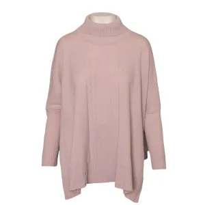 Aberdeen Traveler Cable Front Pullover in Rosa