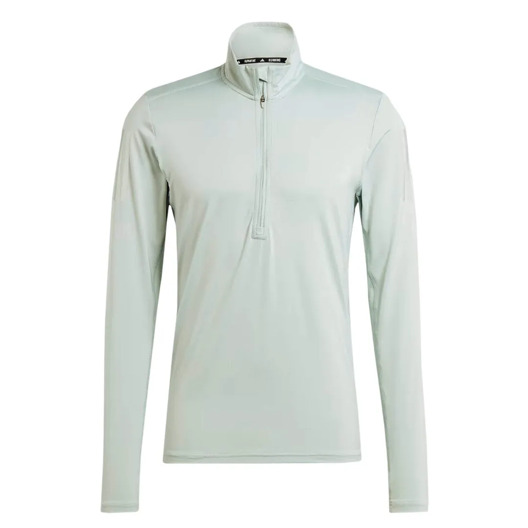 adidas - Herren Own The Run 1/4-Zip Langarm-Sweatshirt (IK9566)