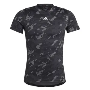 adidas - Herren Techfit Allover Print Trainings-T-Shirt (HS9811)