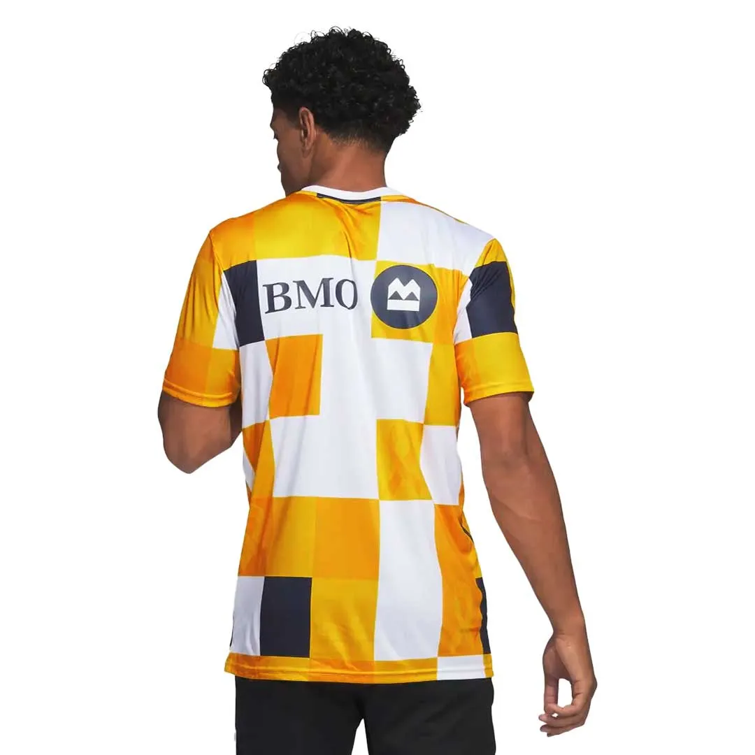 adidas - Herren Toronto FC Kick Childhood Cancer Vor dem Spiel Trikot (HT7799)