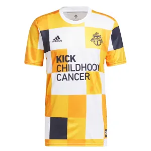adidas - Herren Toronto FC Kick Childhood Cancer Vor dem Spiel Trikot (HT7799)