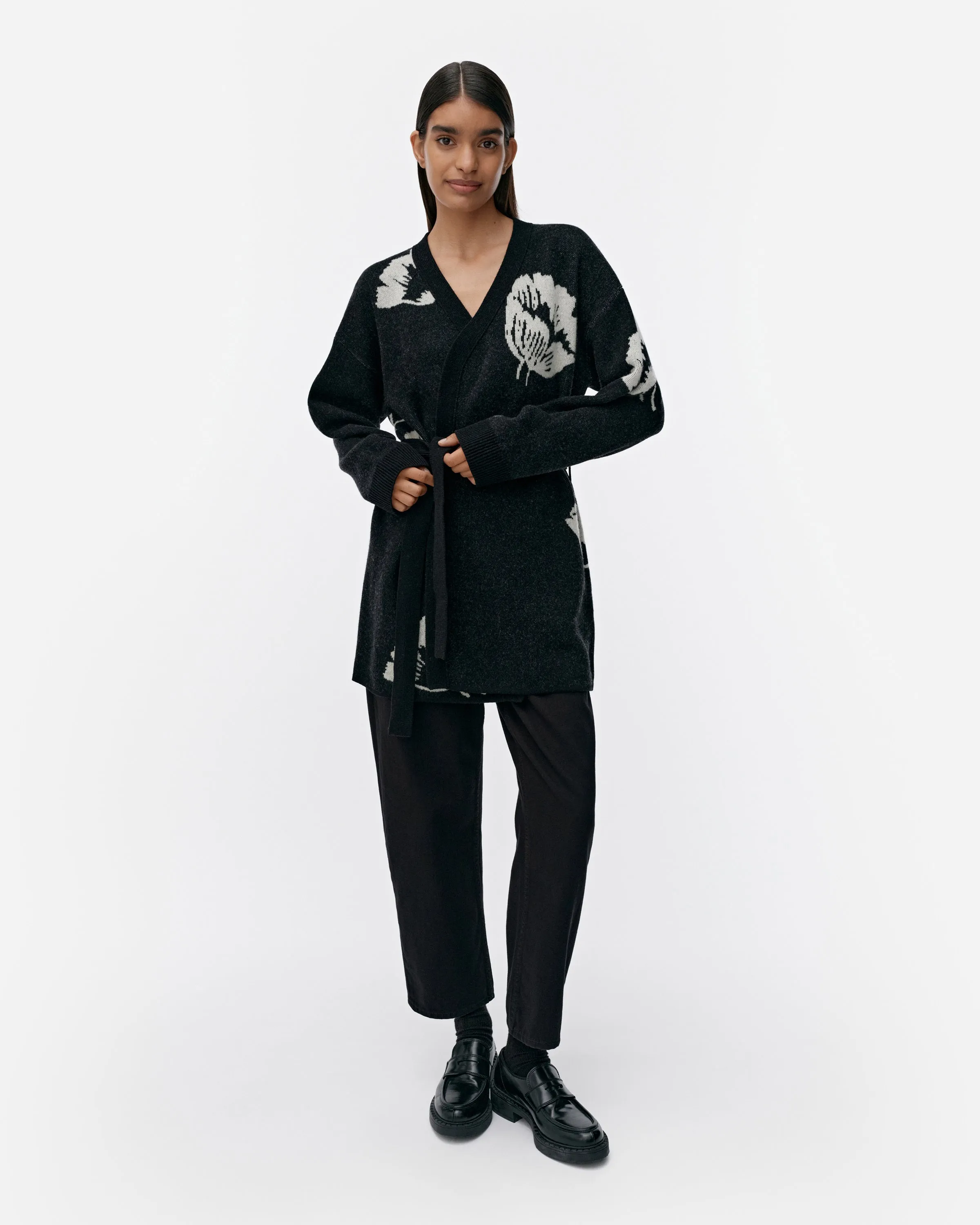 Alka Myski Strick-Wickelcardigan 80cm Bekleidung_Marimekko