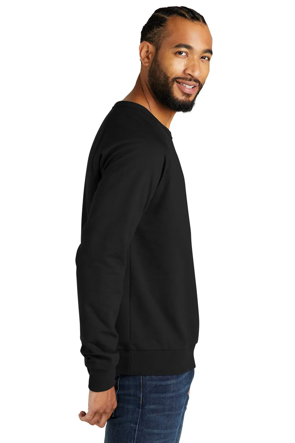 Allmade Herren Bio-French-Terry Crewneck Sweatshirt - Tiefschwarz