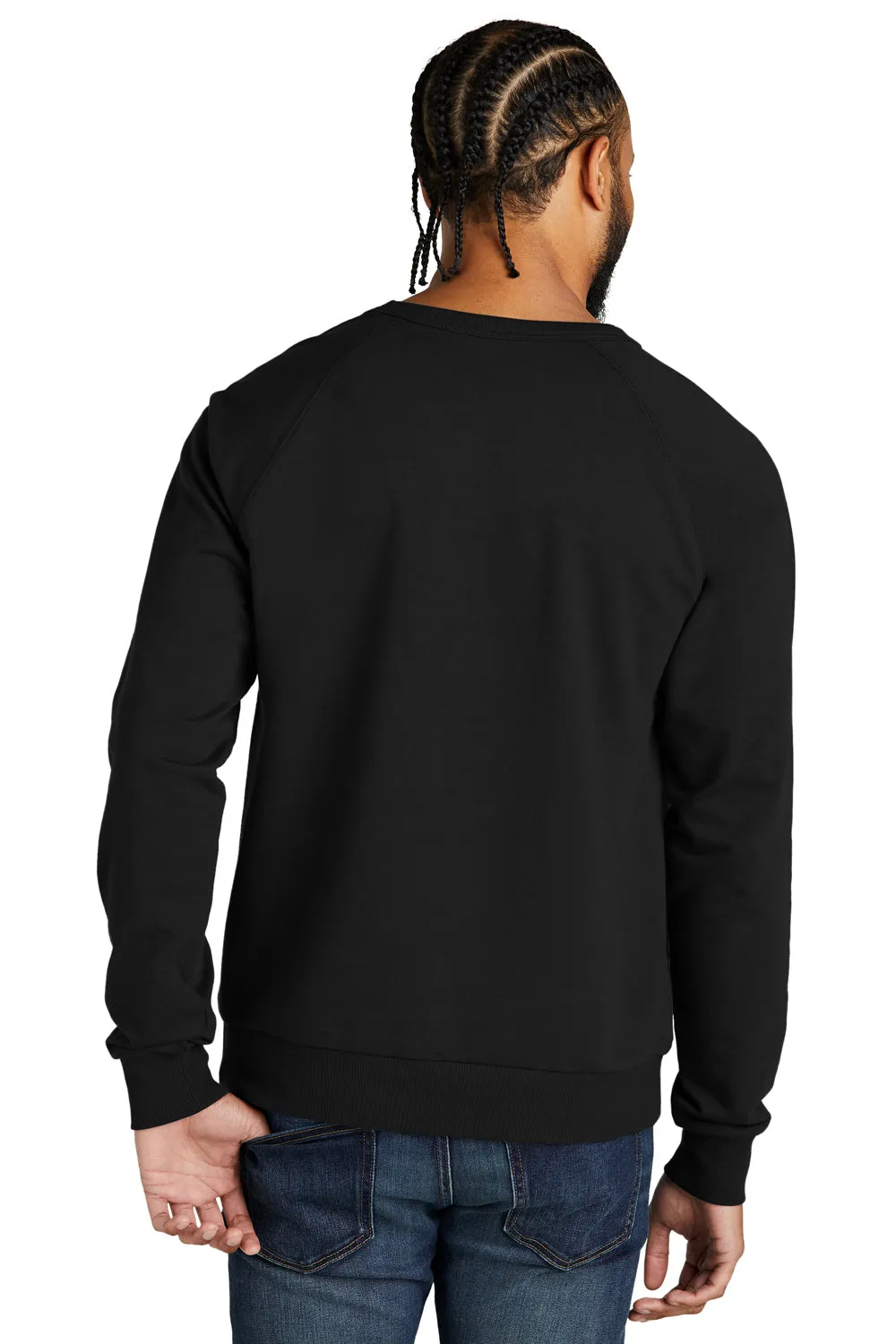 Allmade Herren Bio-French-Terry Crewneck Sweatshirt - Tiefschwarz