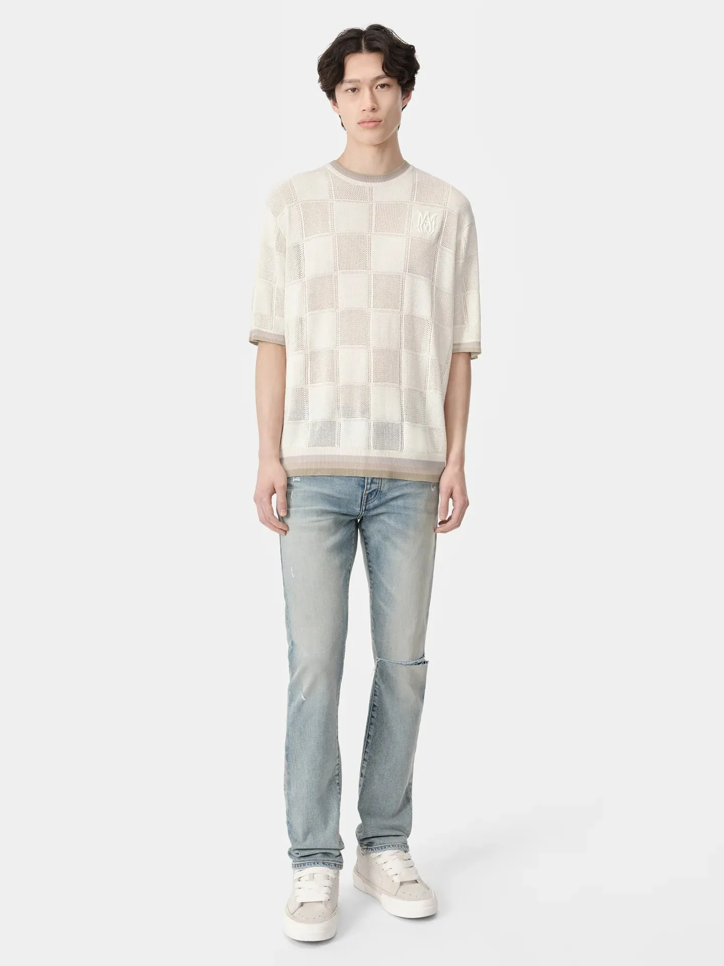 AMIRI - Herren MA Karo T-Shirt Kleidung_amiri