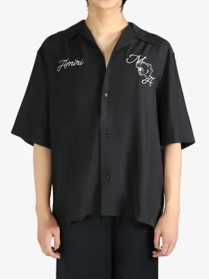 AMIRI - Herren Panther Bowlinghemd Kleidung_amiri