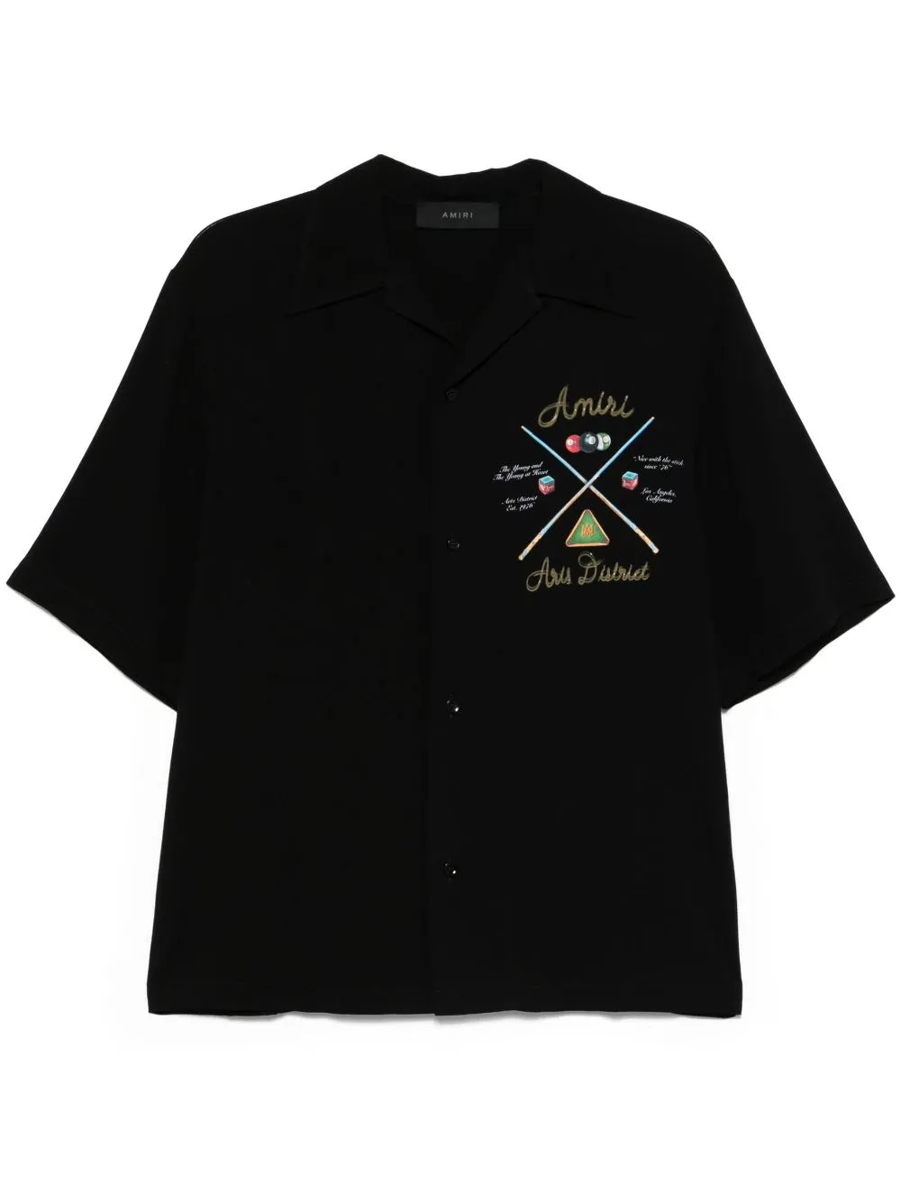 AMIRI - Herren Pool Queue Bowling Hemd Kleidung_amiri