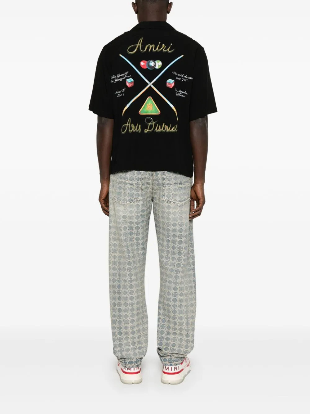 AMIRI - Herren Pool Queue Bowling Hemd Kleidung_amiri