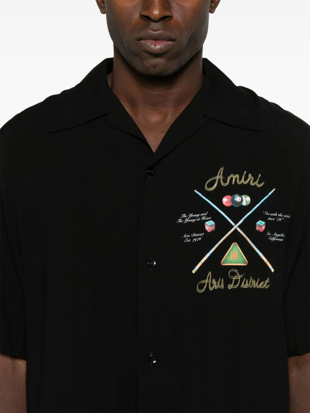 AMIRI - Herren Pool Queue Bowling Hemd Kleidung_amiri