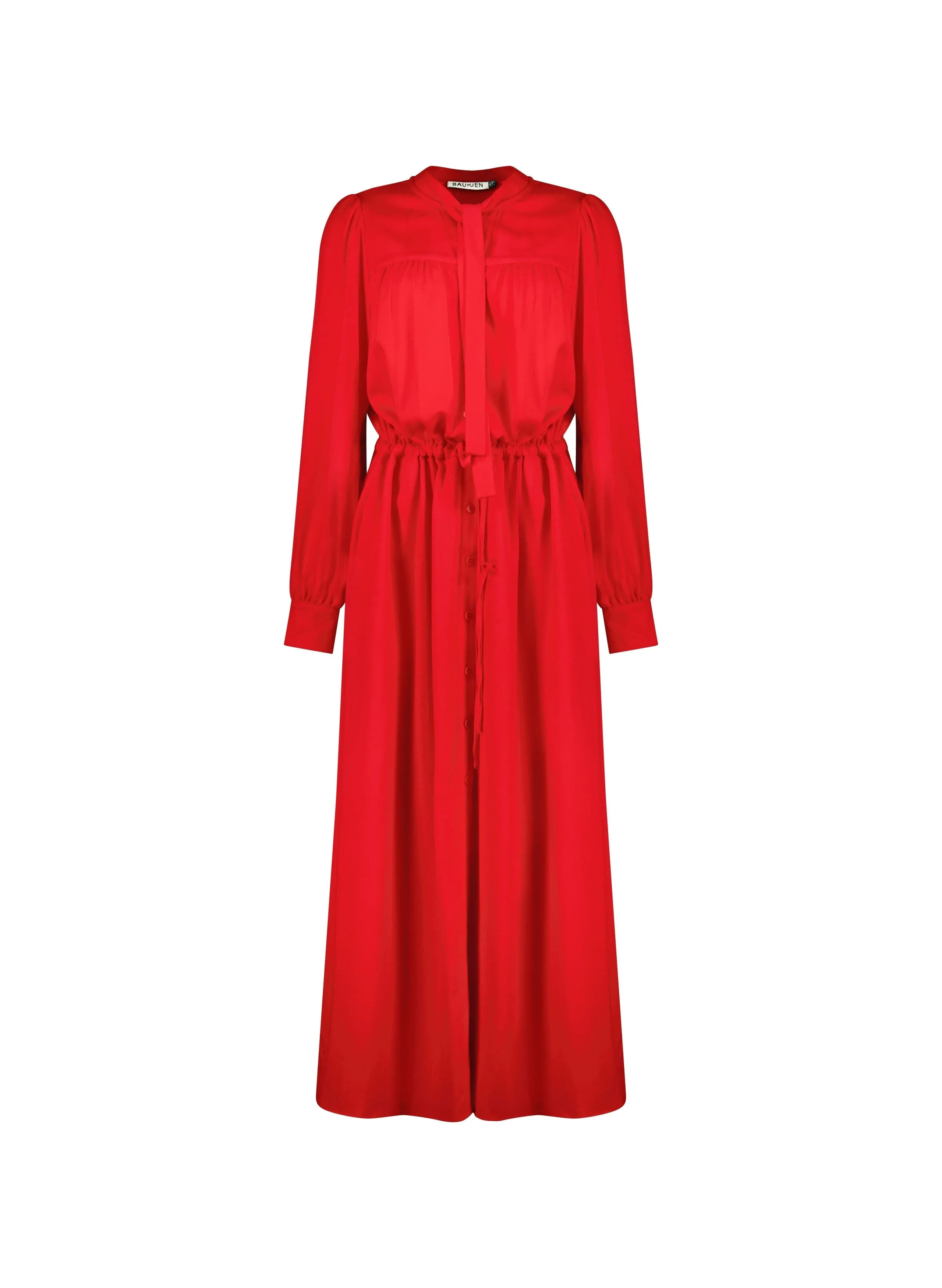 Ania LENZING™ ECOVERO™ Kleid | Karmesinrot
