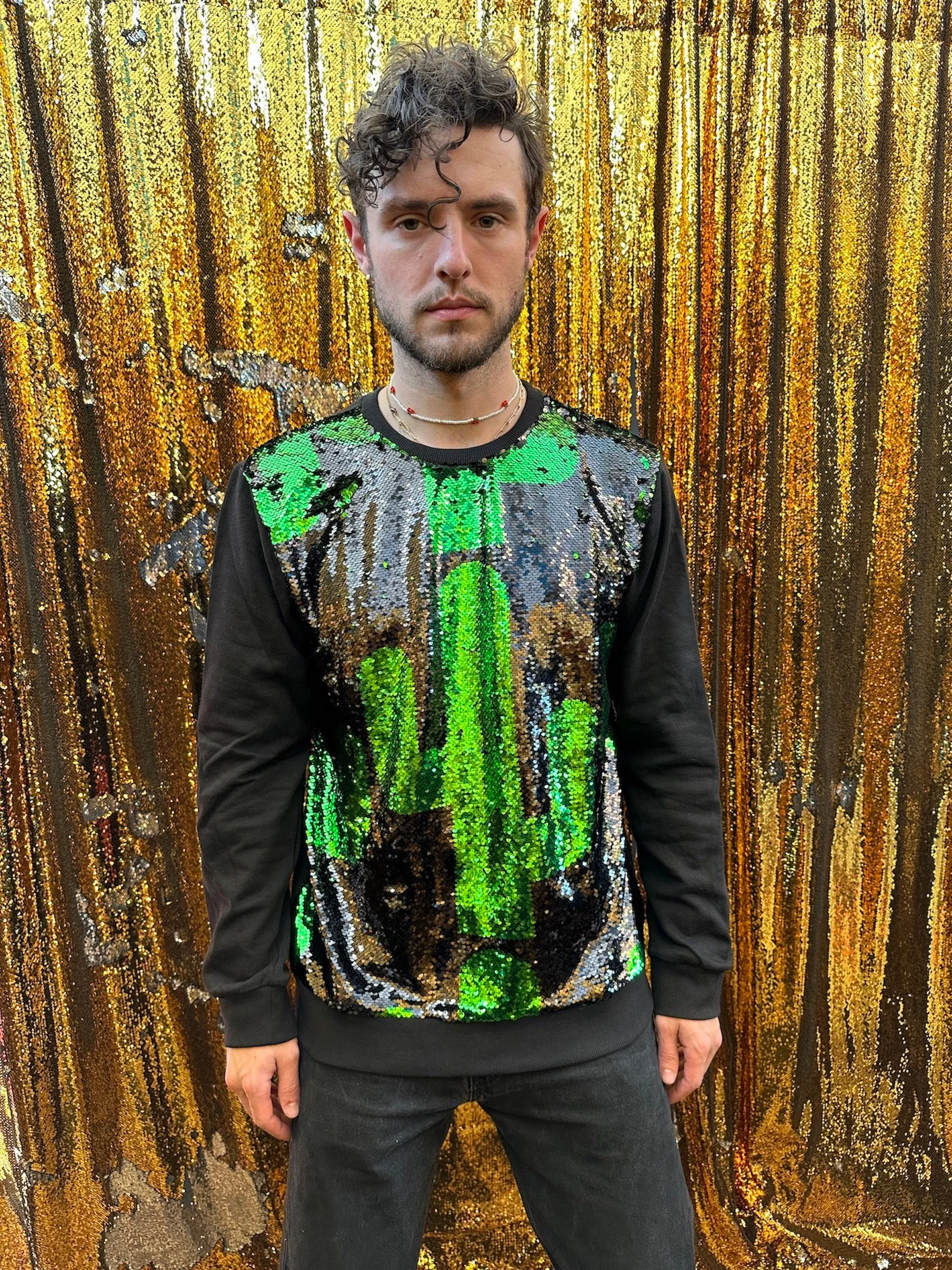 Any Old Iron Herren Kaktus Sweatshirt