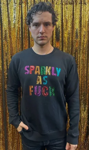 Any Old Iron Männer-Sweatshirt mit superglitzerndem Design