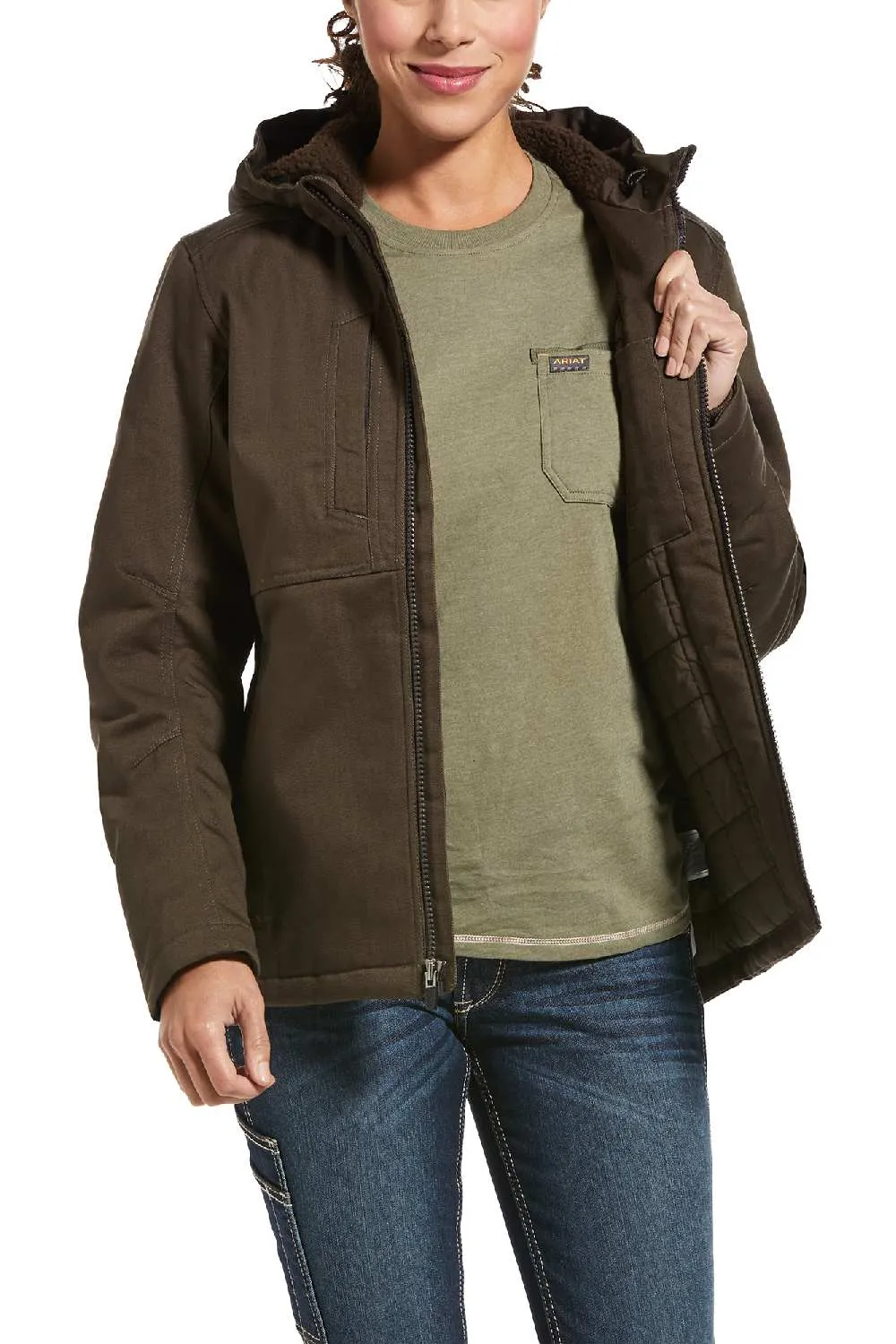 Ariat Rebar Damen DuraCanvas Isolierte Jacke Ariat Kleidung