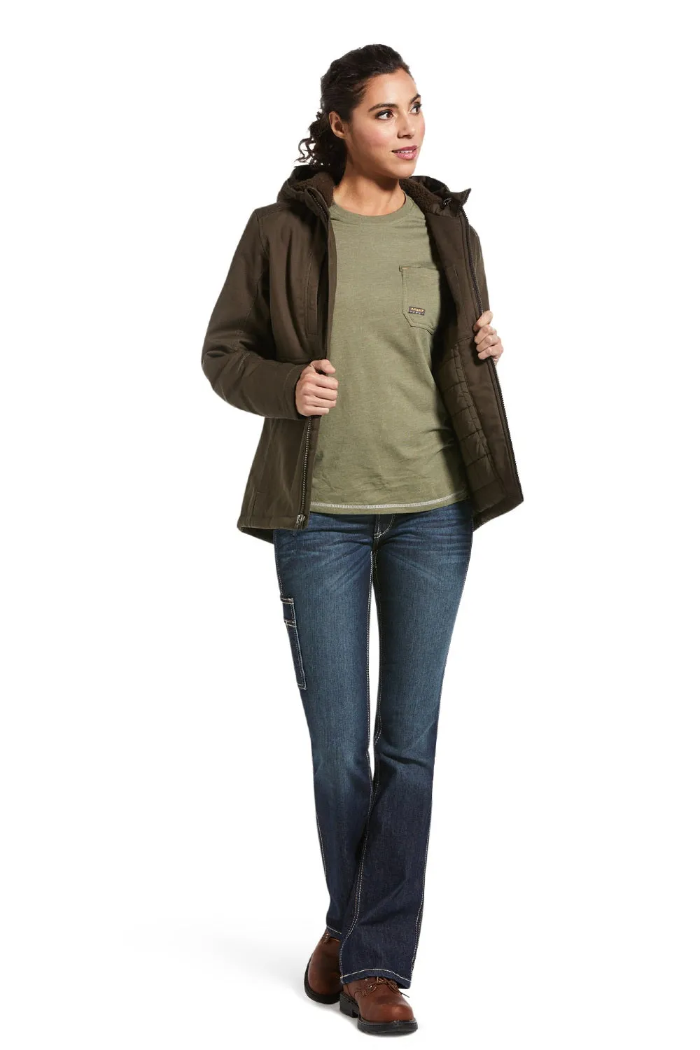 Ariat Rebar Damen DuraCanvas Isolierte Jacke Ariat Kleidung