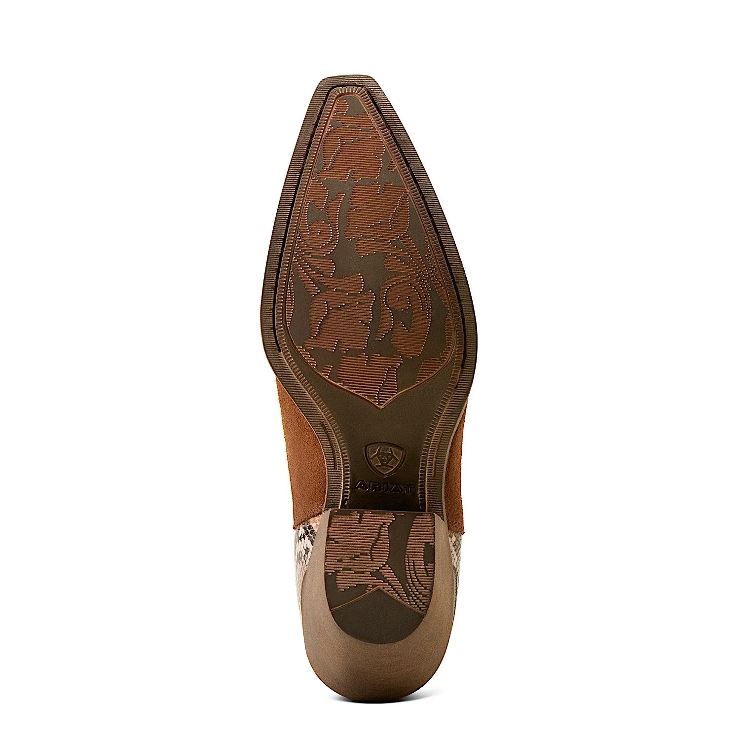 Ariat Damen Bradley Stiefeletten mit Absatz Kaffee Wildleder Ariat Schuhe