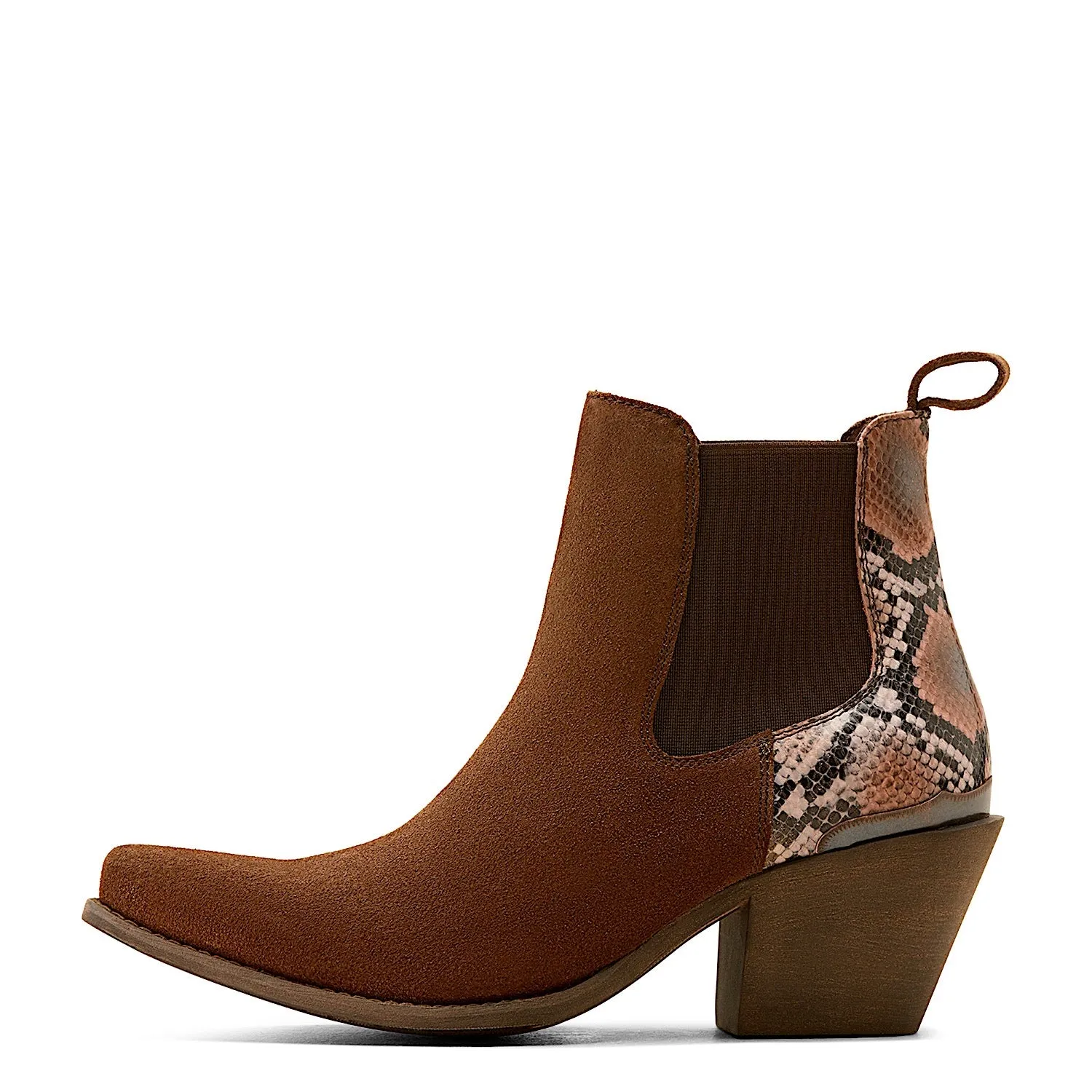 Ariat Damen Bradley Stiefeletten mit Absatz Kaffee Wildleder Ariat Schuhe
