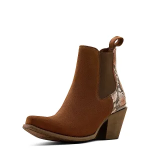 Ariat Damen Bradley Stiefeletten mit Absatz Kaffee Wildleder Ariat Schuhe