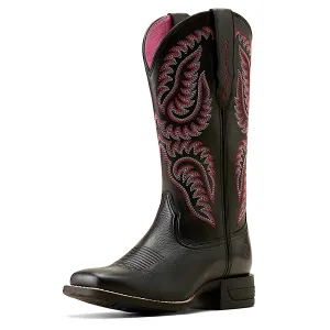 Ariat Damen Cattle Caite Stretchfit Stiefel Schwarz Deertan / Madison Avenue Ariat Schuhe