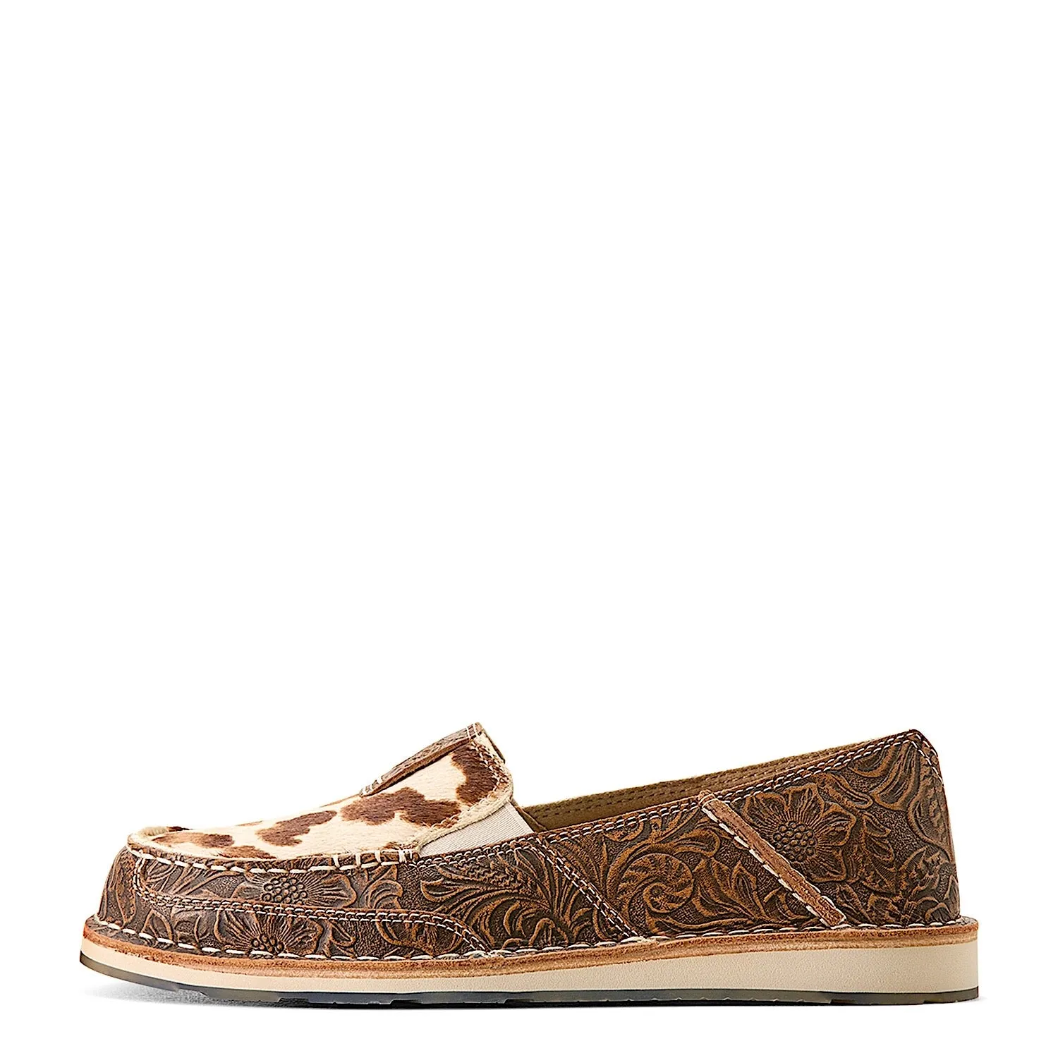 Ariat Damen Cruiser Braun Blumenprägung Braun Weiß Ariat Schuhe