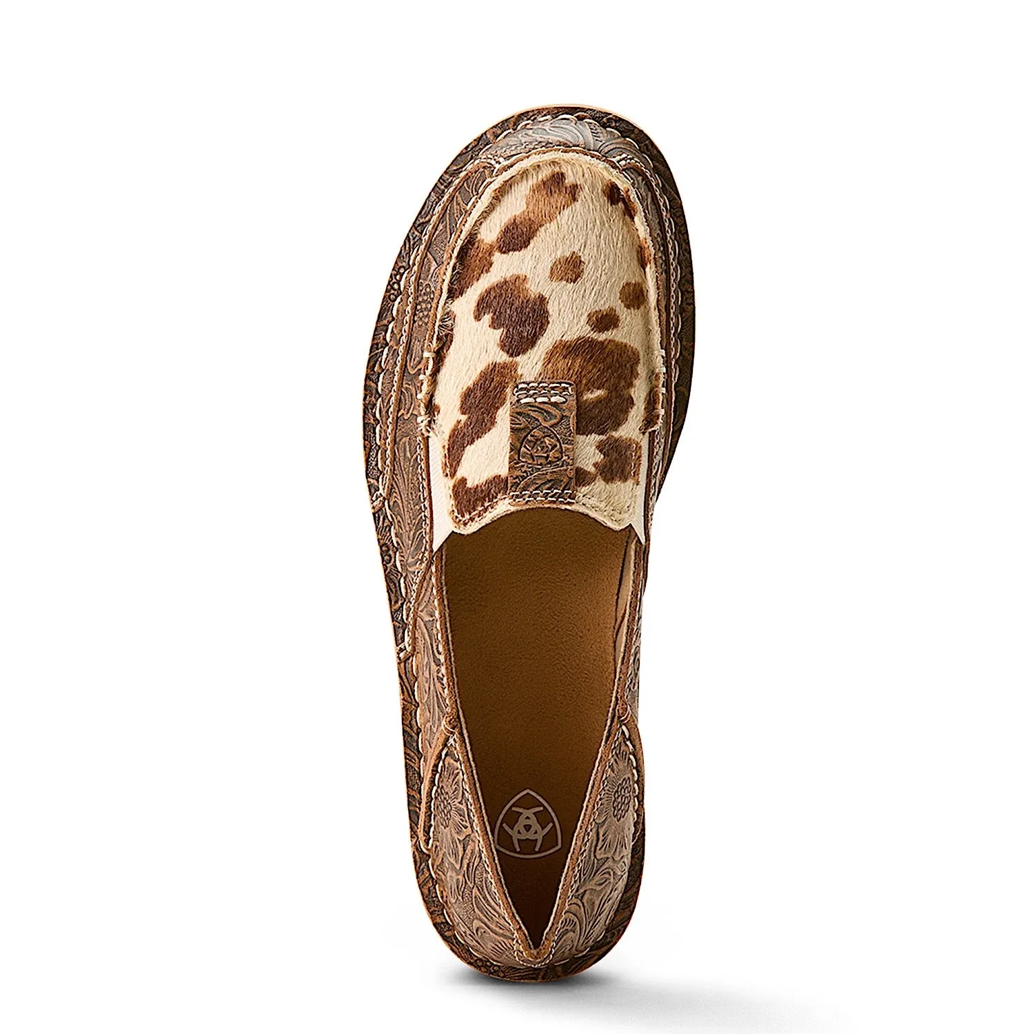 Ariat Damen Cruiser Braun Blumenprägung Braun Weiß Ariat Schuhe