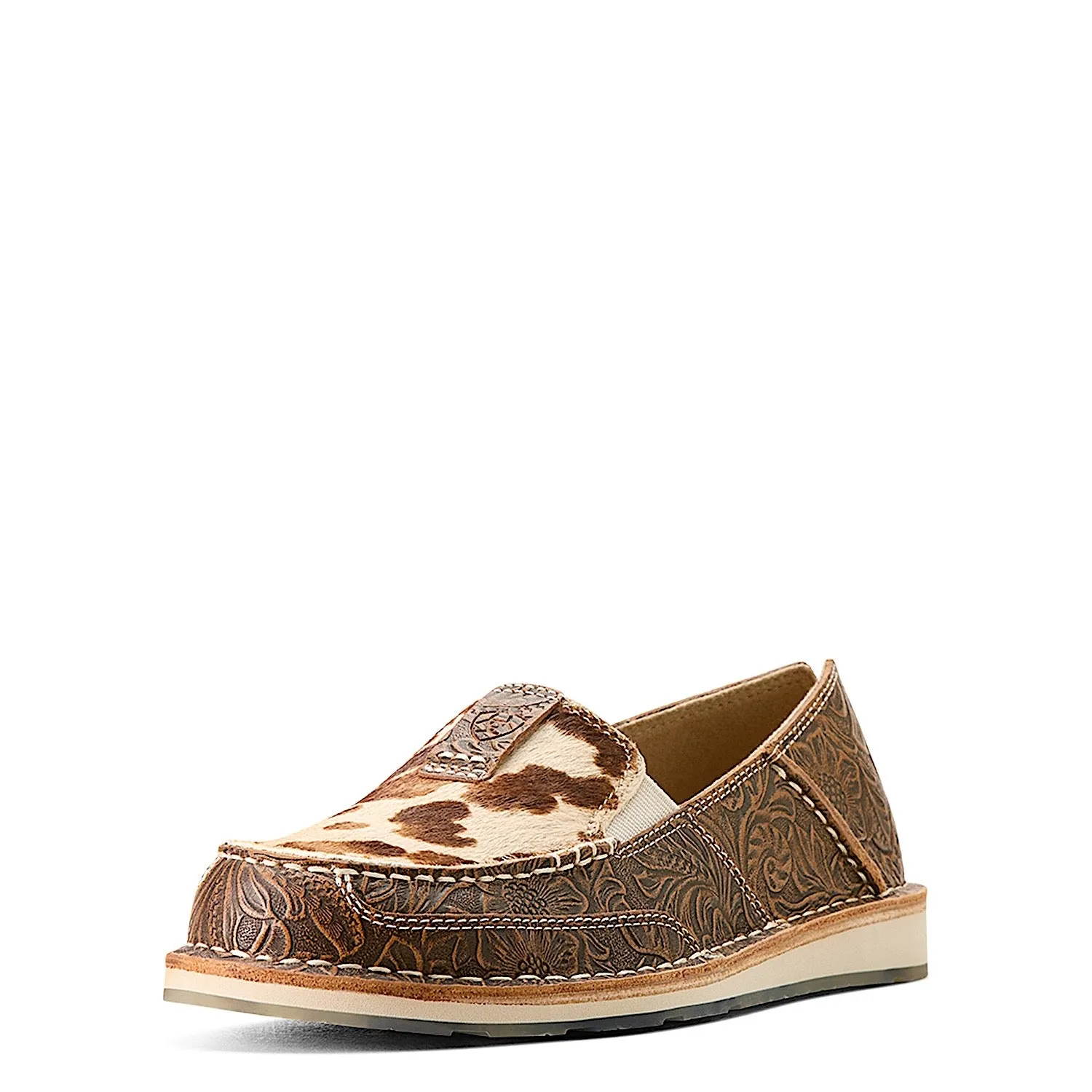 Ariat Damen Cruiser Braun Blumenprägung Braun Weiß Ariat Schuhe
