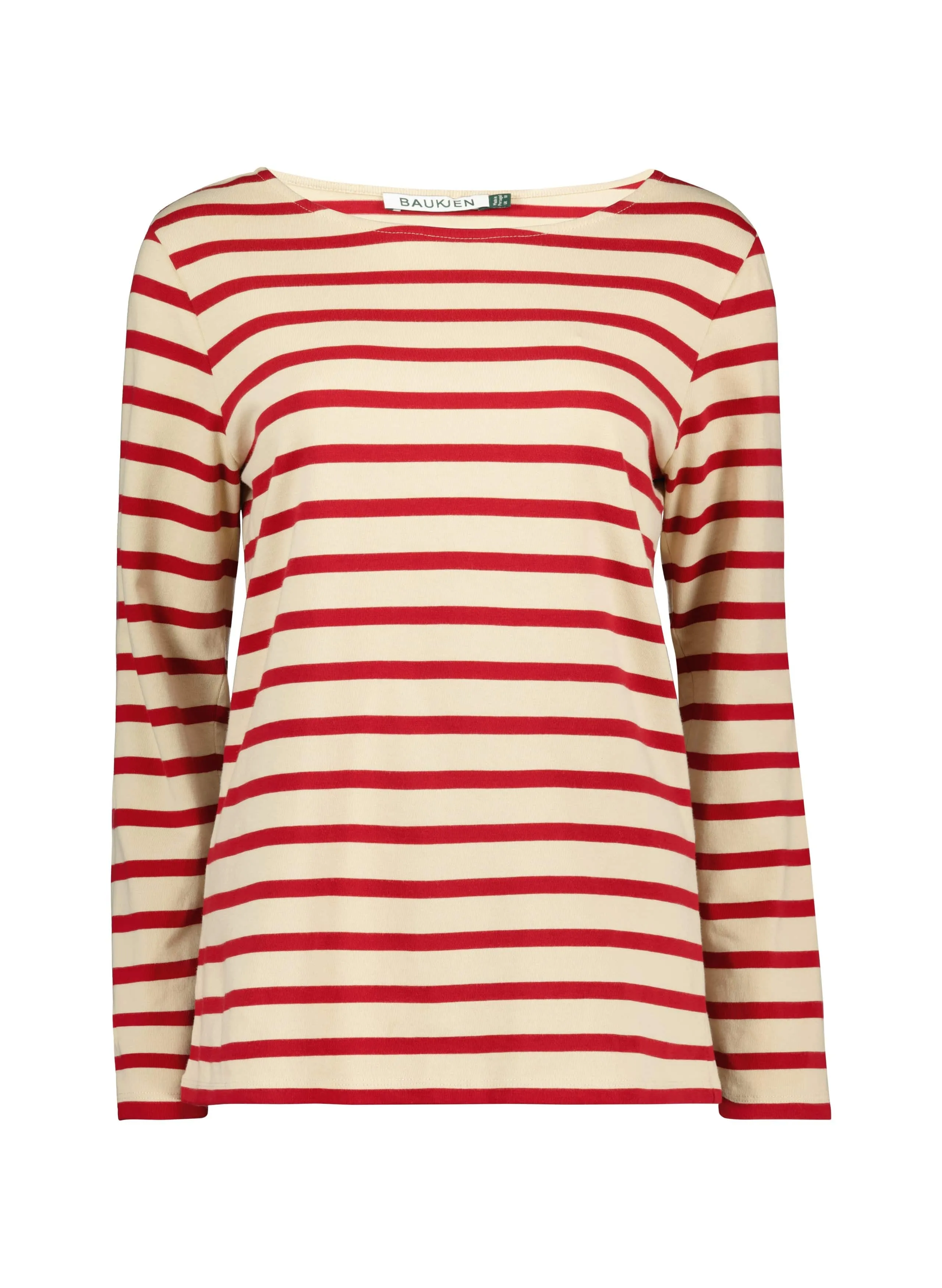 Ashley Bio-Baumwoll-Top | Rote Streifen