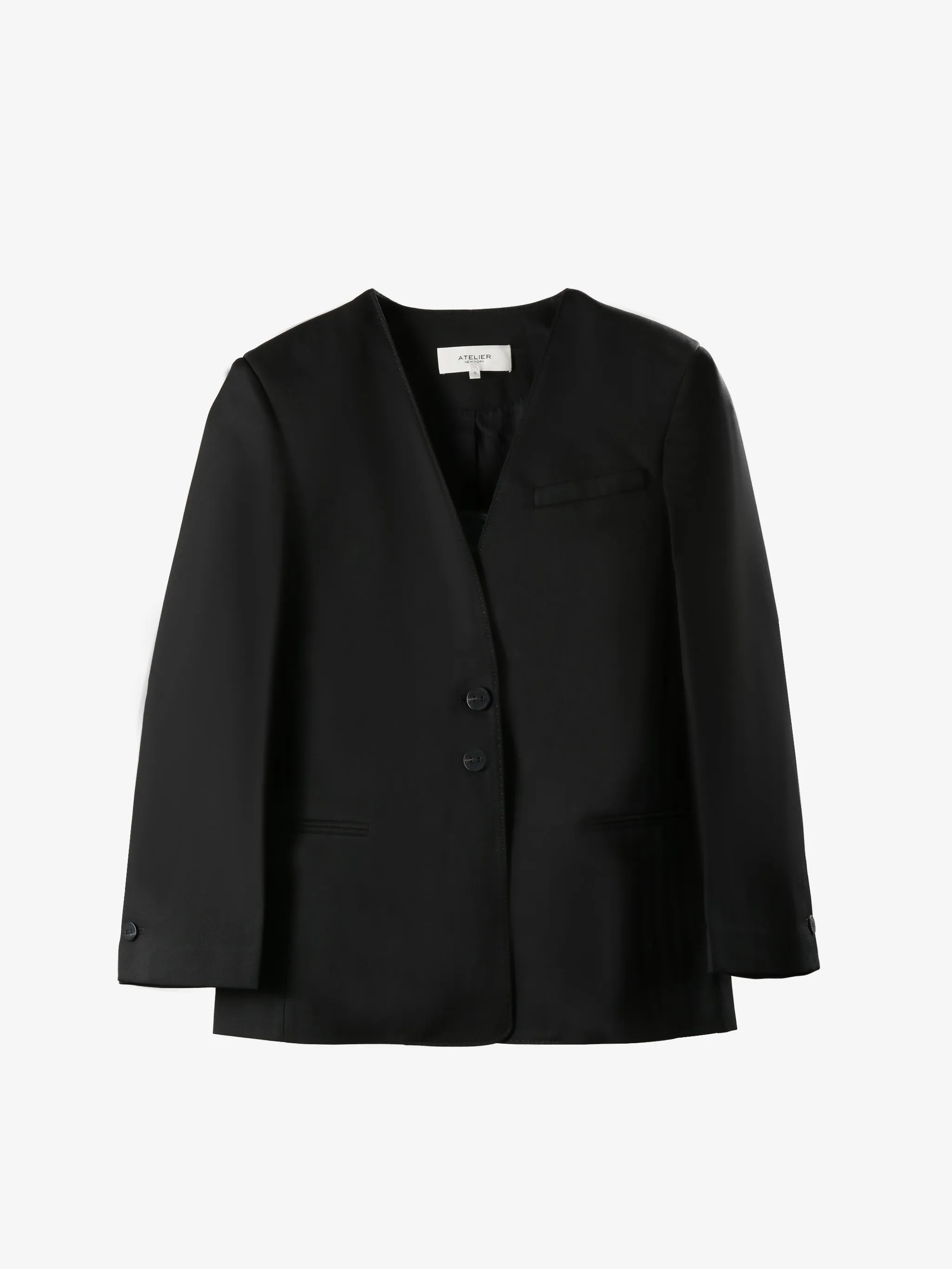 ATELIER NEW YORK - Damen Blazer ohne Kragen Clothing_atelier-new-york