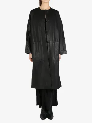 ATELIER NEW YORK - Damen Nappa Leder Mantel Bekleidung_atelier-new-york