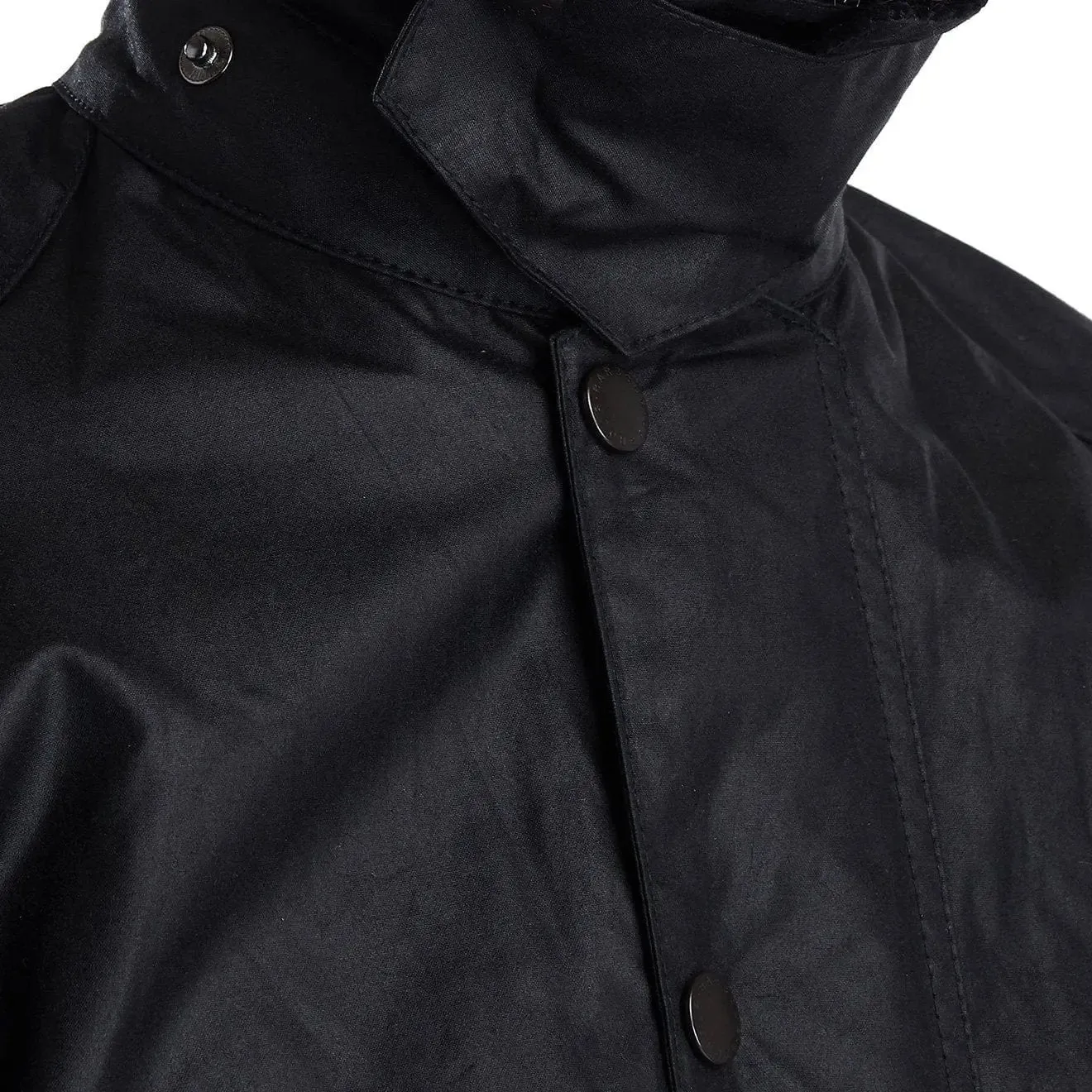 Barbour Beaufort Wachsjacke Schwarz