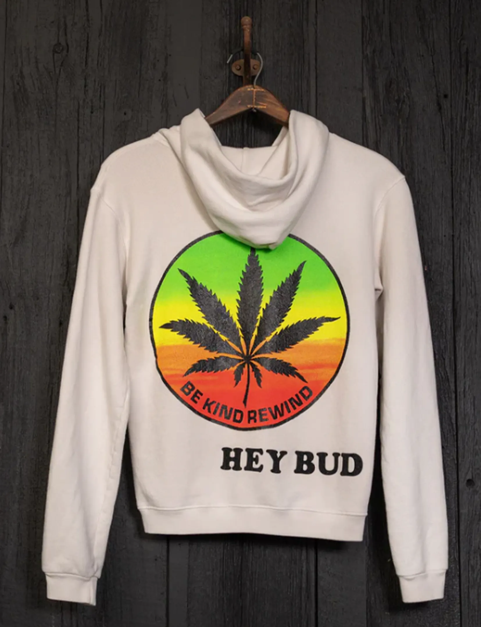 Be Kind Zip Hoodie, Vintage Weiß Kleidung_madeworn