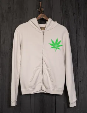 Be Kind Zip Hoodie, Vintage Weiß Kleidung_madeworn