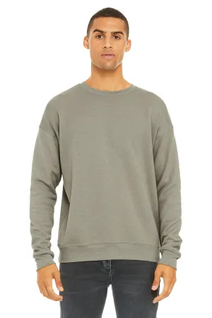 Bella   Canvas Herren Fleece Pullover - Heather Stone