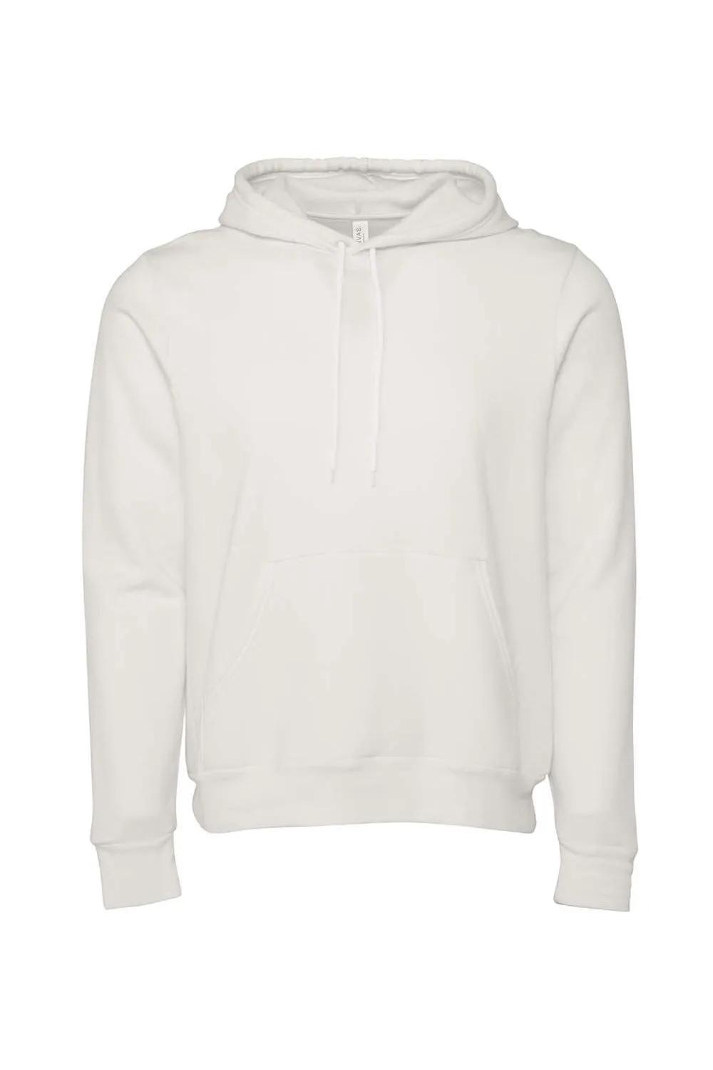 Bella   Canvas Herren Sponge Fleece Kapuzenpullover Hoodie mit Kangaroo-Tasche - Vintage Weiß