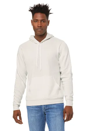 Bella   Canvas Herren Sponge Fleece Kapuzenpullover Hoodie mit Kangaroo-Tasche - Vintage Weiß