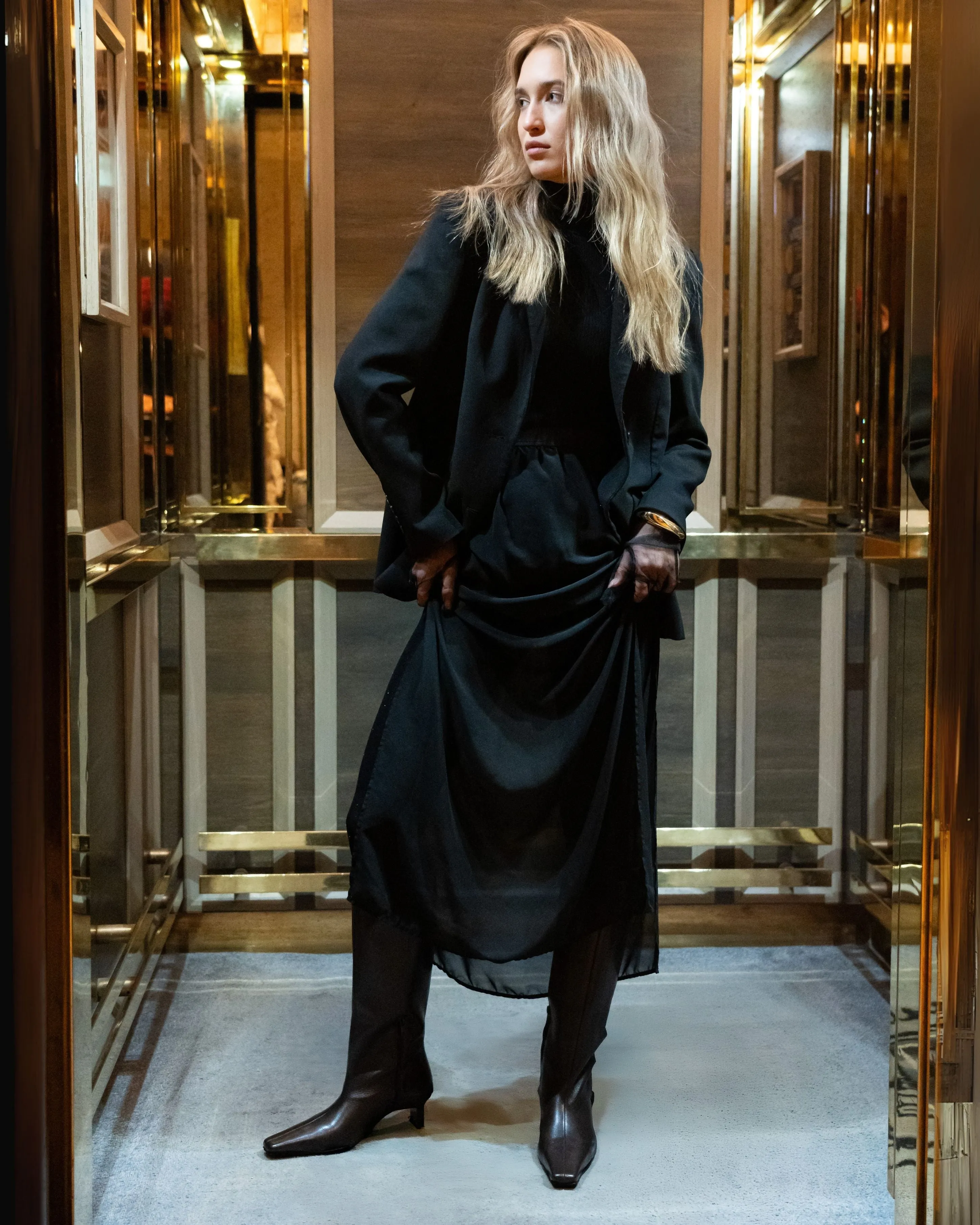 Blanzy Braun Leder