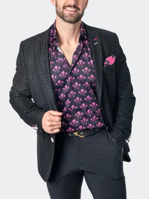 Blazer Descartes Hahnentritt-Large Schwarz