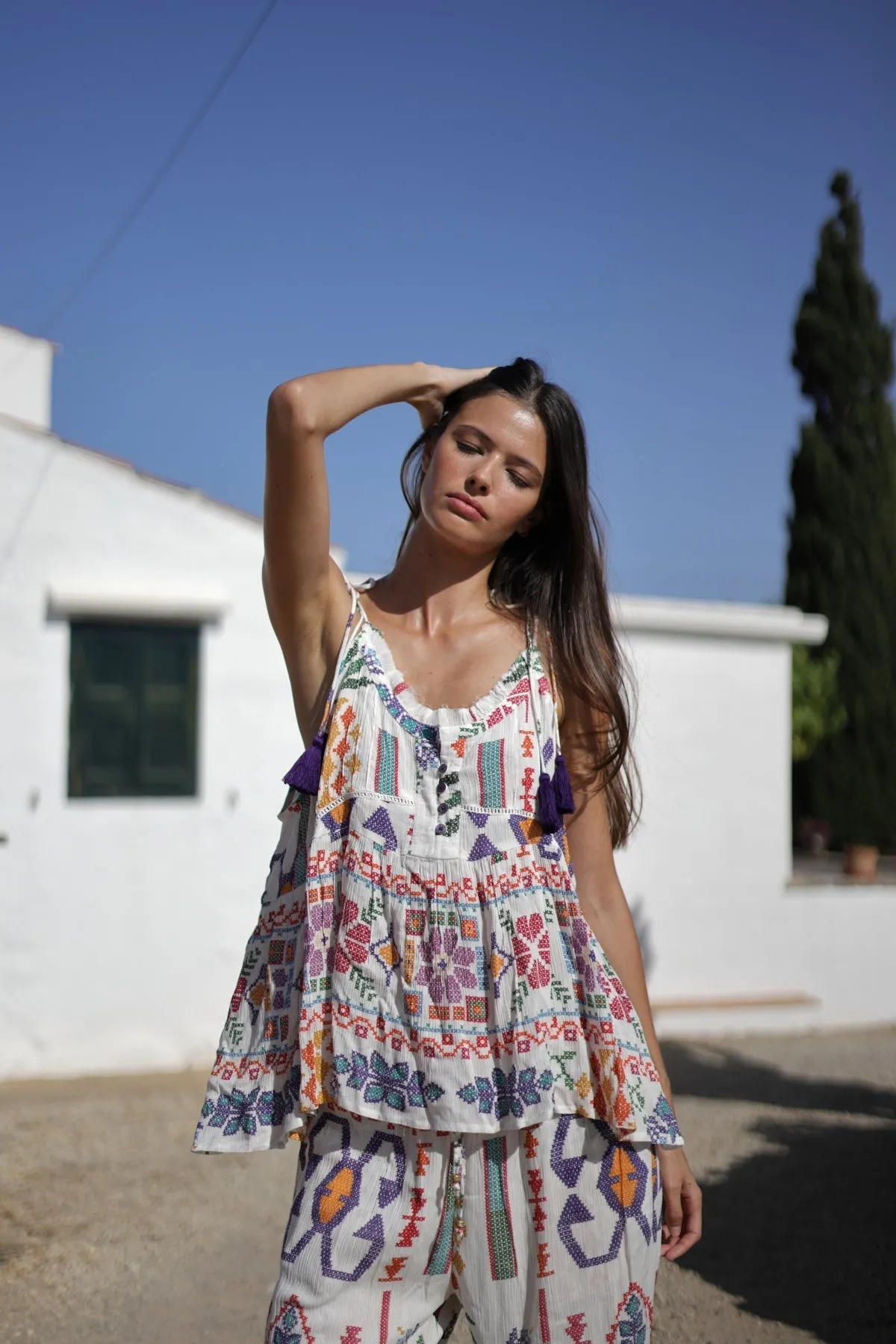 Bluse Aurora Zihua Br196 Multi