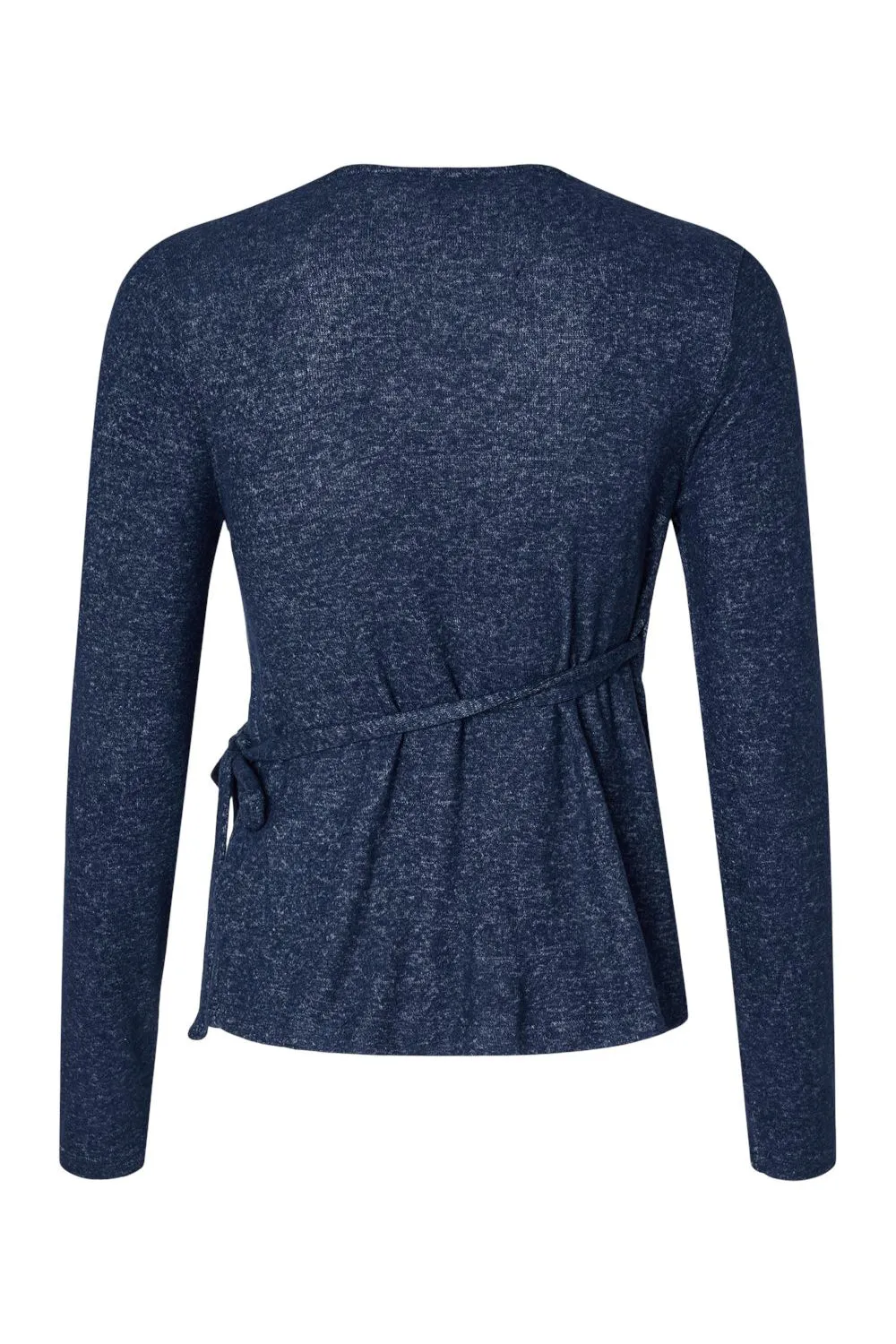 Boxercraft Damen Kuschel-Wrap-Sweatshirt - Meliertes Marineblau - Ausverkauf