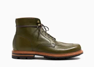 Messing-Stiefel Olivgrüne Minerva-Box