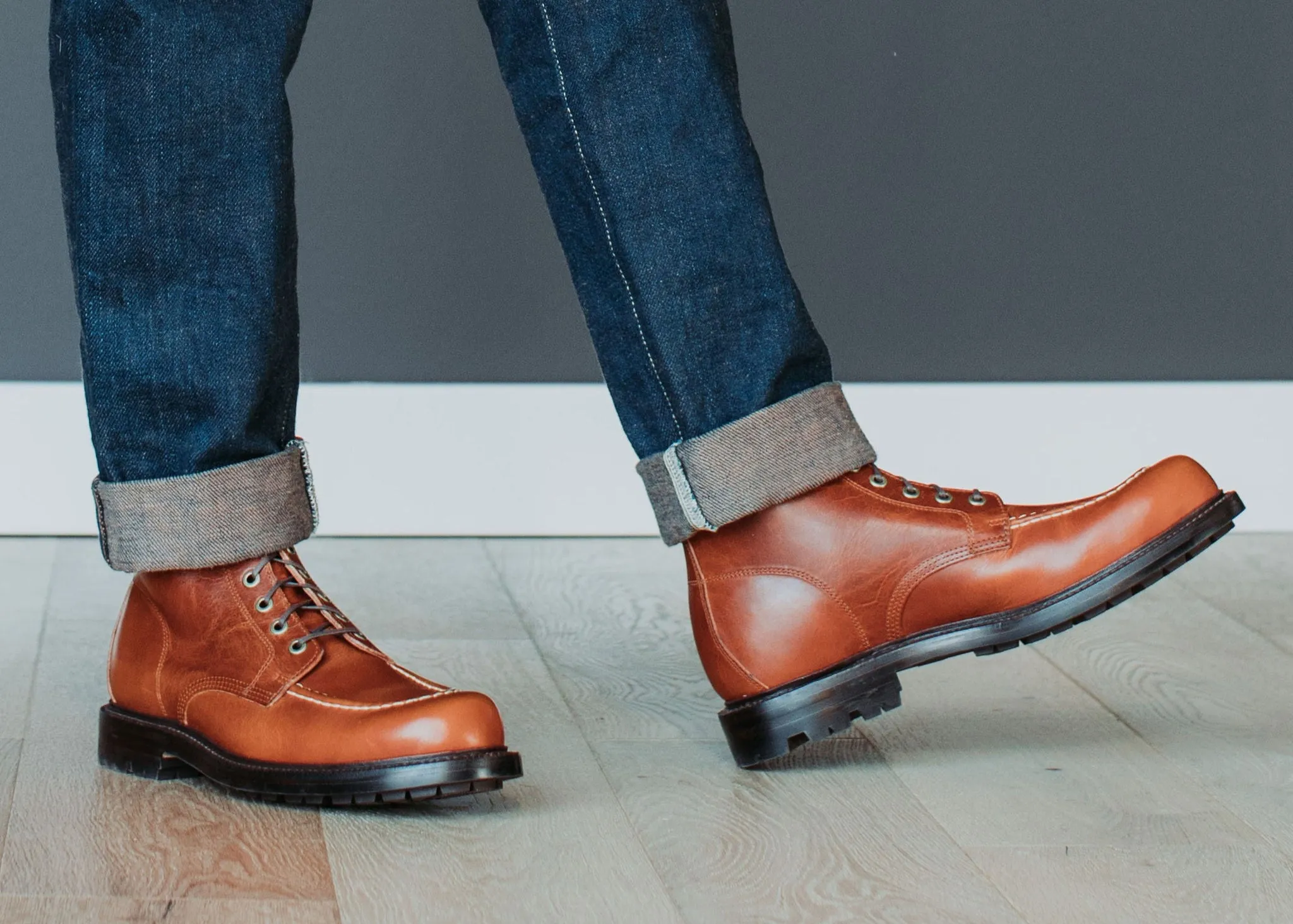 Brass Boot Hellbraun Brooklyn Kalb