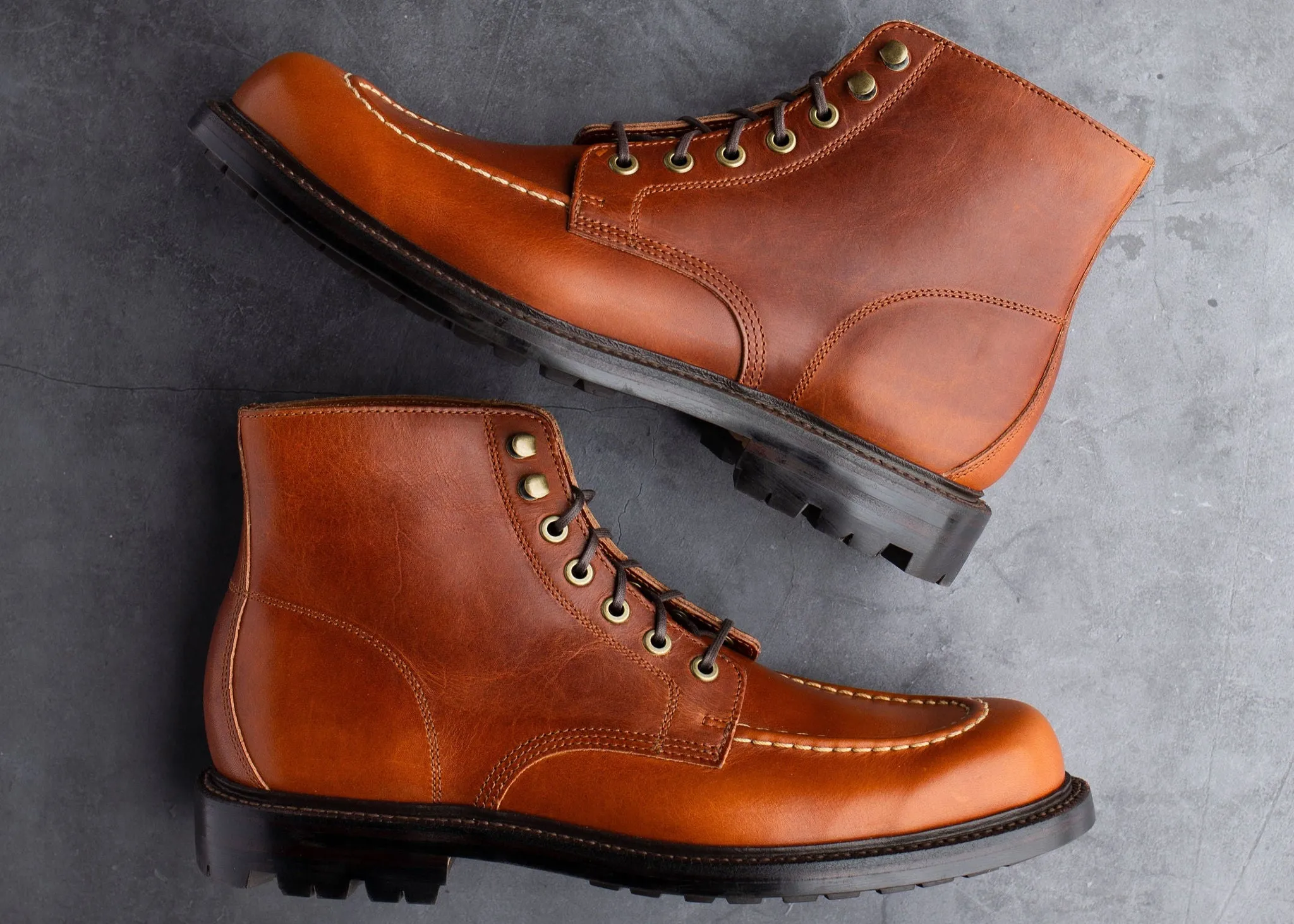 Brass Boot Hellbraun Brooklyn Kalb