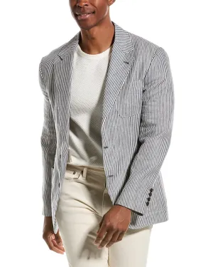 Brunello Cucinelli Blazer aus Leinen & Wollmischgewebe