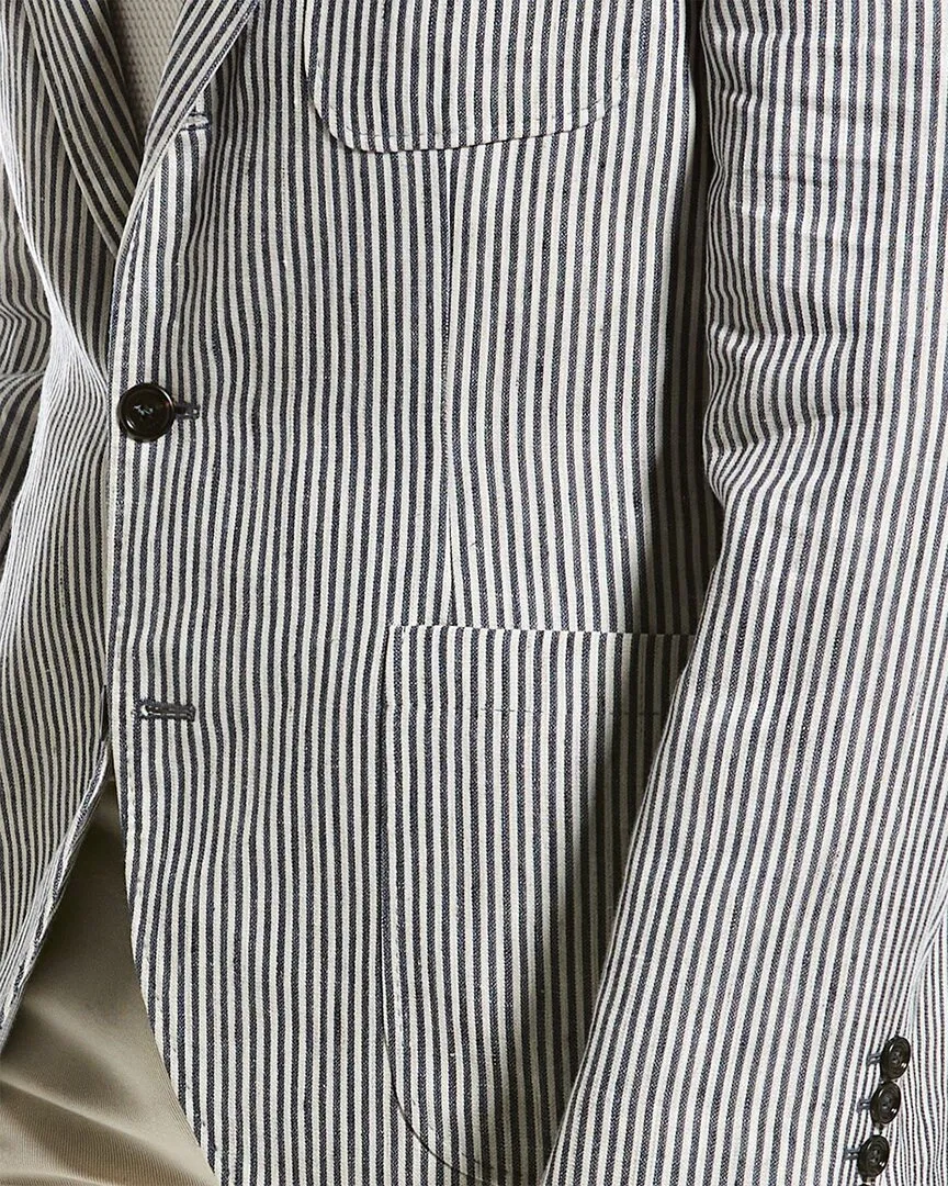 Brunello Cucinelli Blazer aus Leinen & Wollmischgewebe