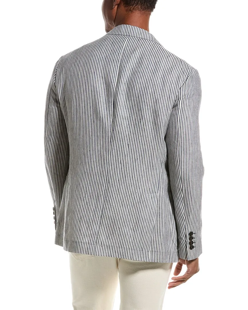 Brunello Cucinelli Blazer aus Leinen & Wollmischgewebe