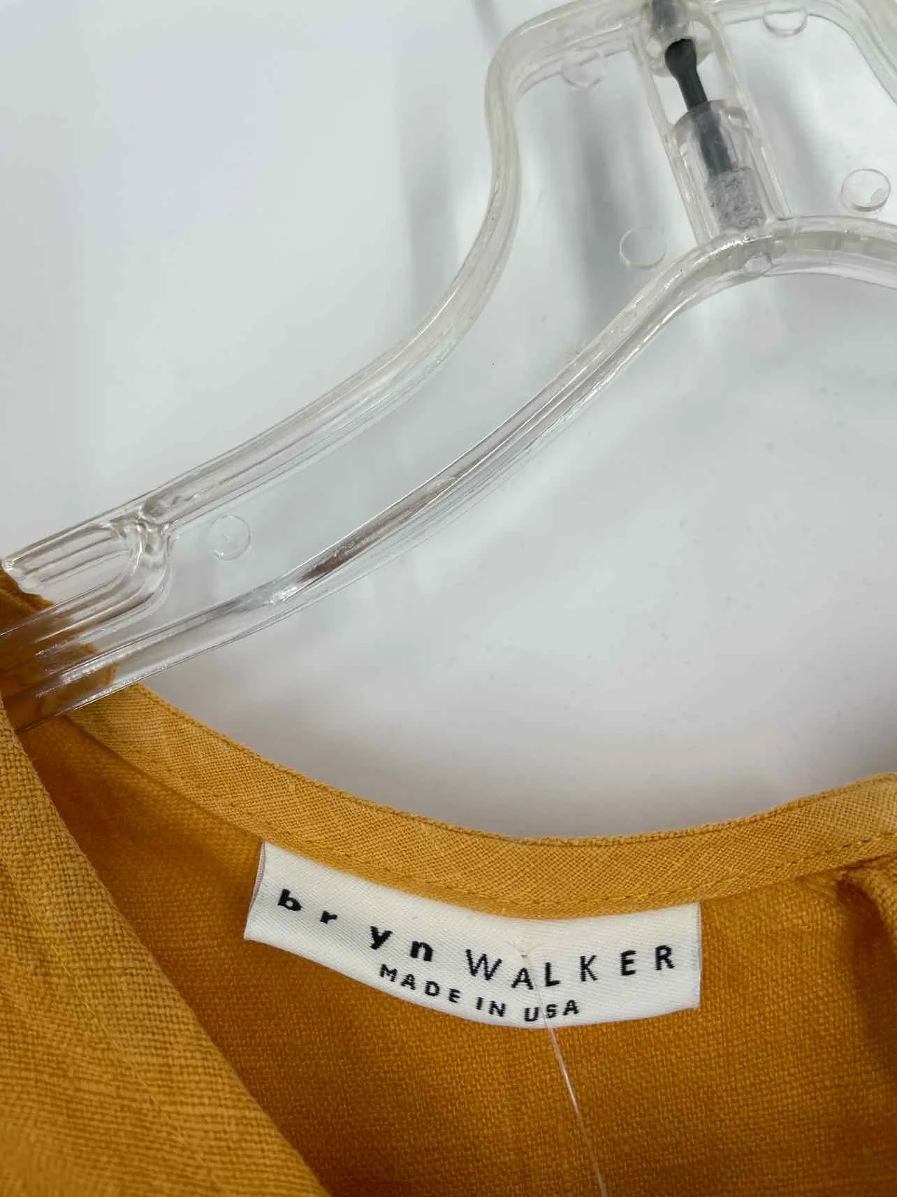 Bryn Walker Größe S Goldrute Leinen Top Tunika