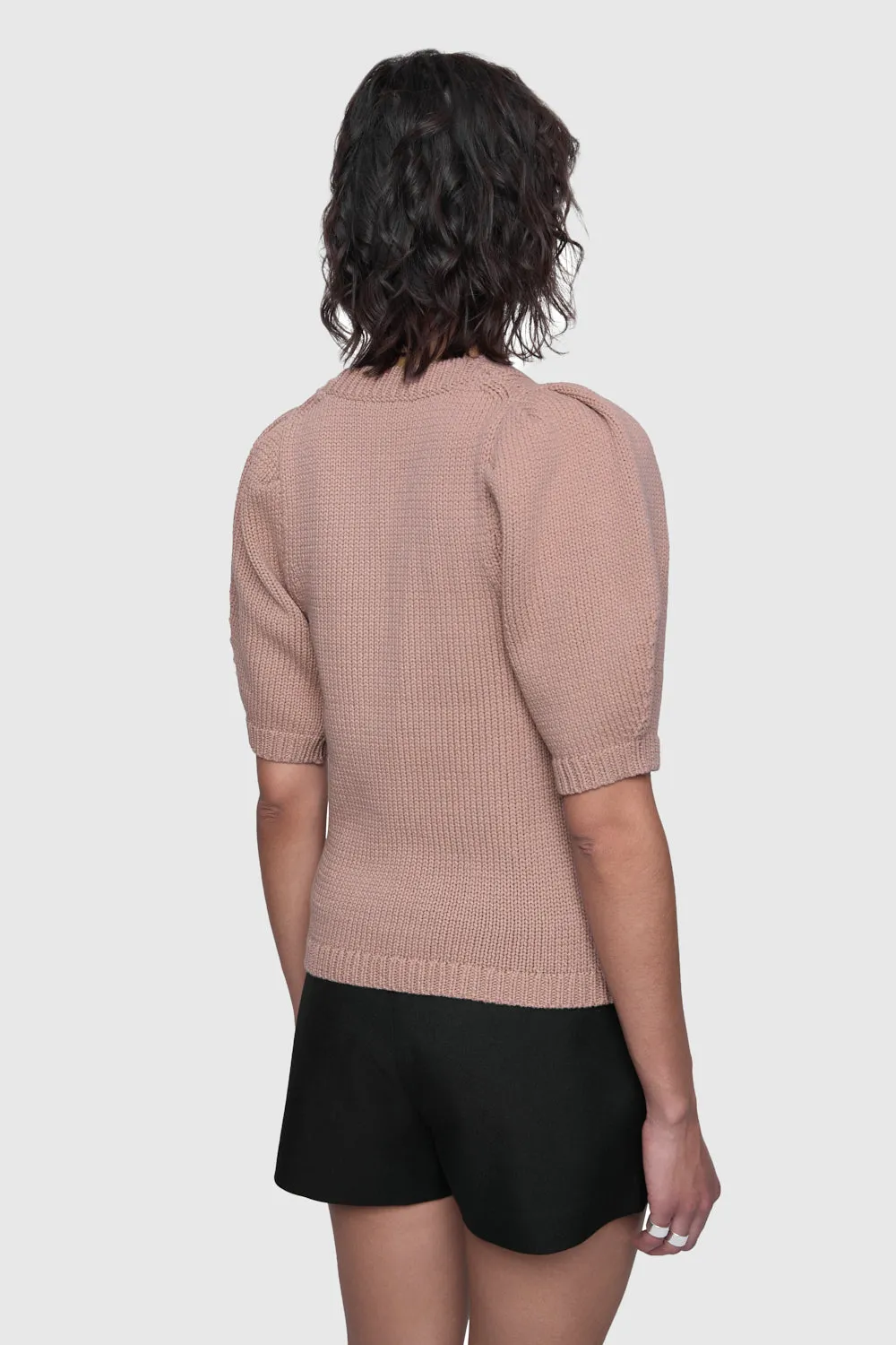 Celeste Kurzarmpullover