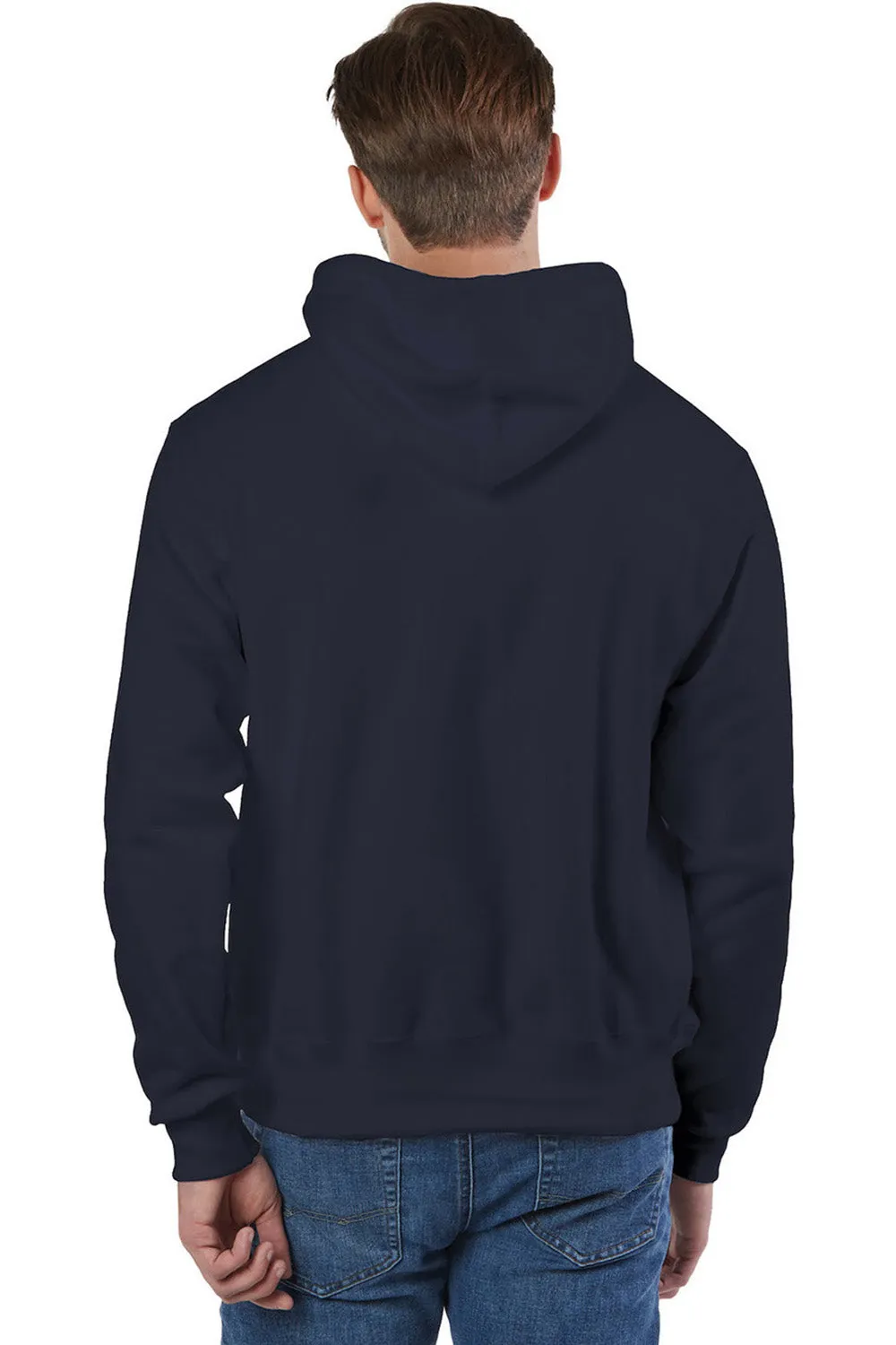 Champion Herren Kapuzenpullover mit Tasche - schrumpffest - Marineblau