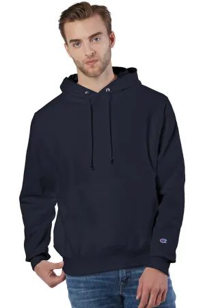 Champion Herren Kapuzenpullover mit Tasche - schrumpffest - Marineblau