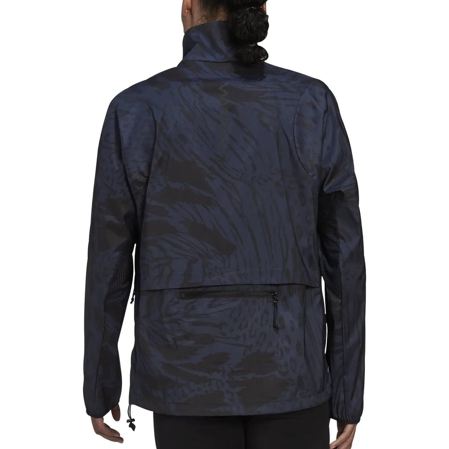 Bekleidung Adidas Damen adidas Fast Laufjacke für Frauen - Marineblau