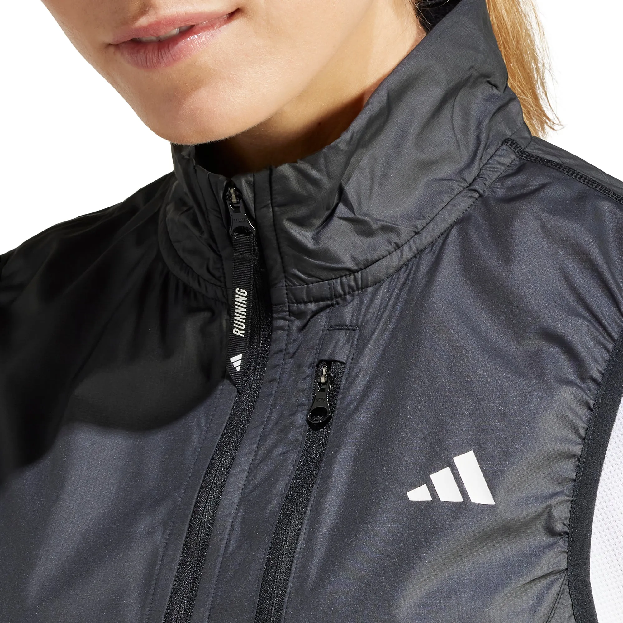 Bekleidung Adidas Damen adidas Own The Run Laufweste für Damen - Schwarz